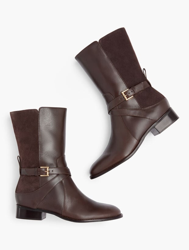 Tish Wrap Buckle Boots