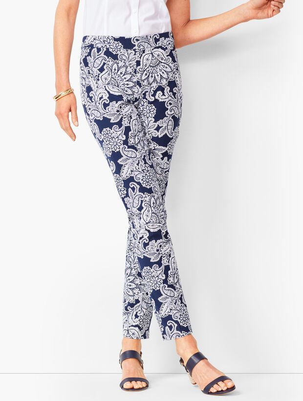 Talbots Chatham Ankle Pants - Paisley