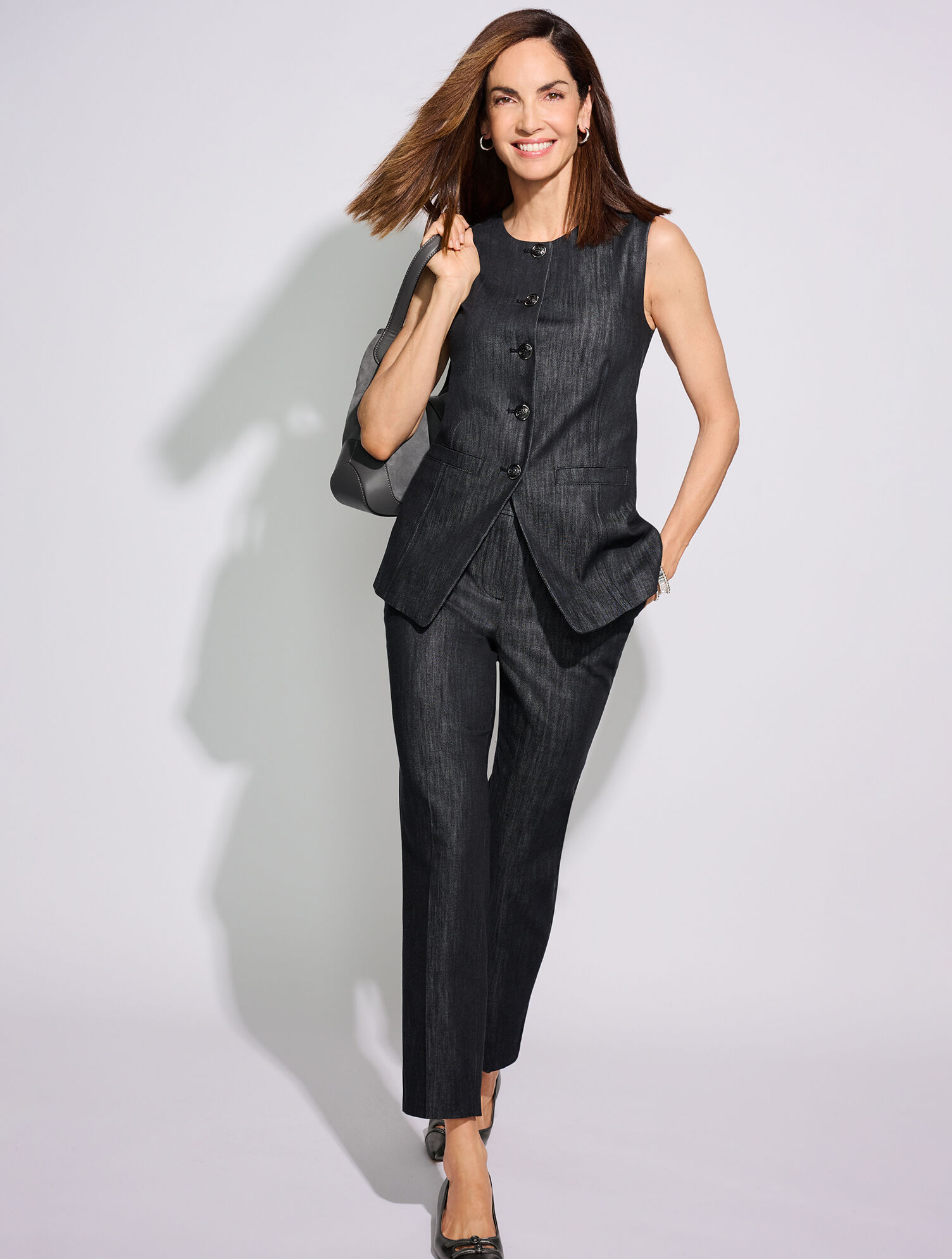 Refined Denim Vest