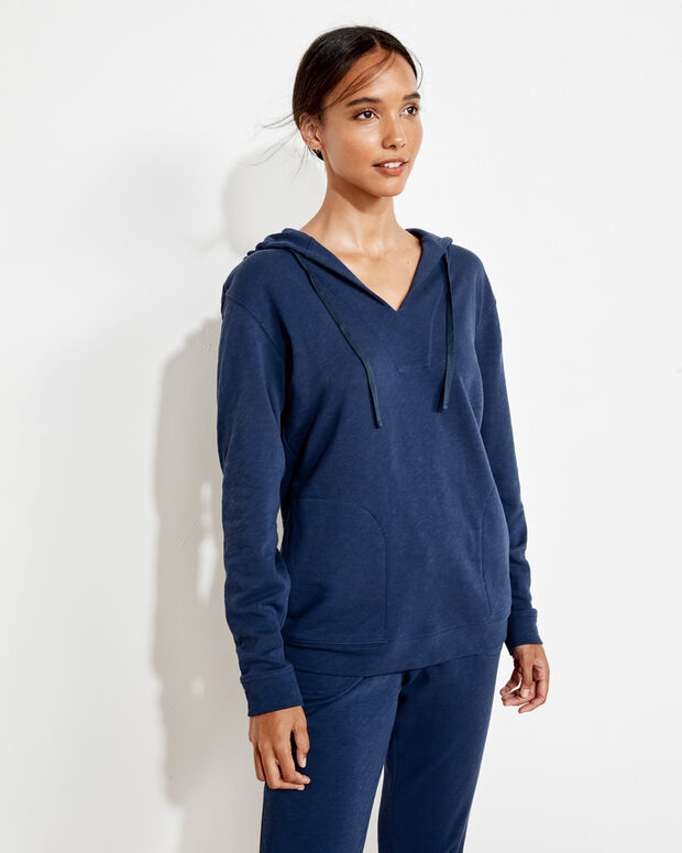 Cotton Slub French Terry Hoodie