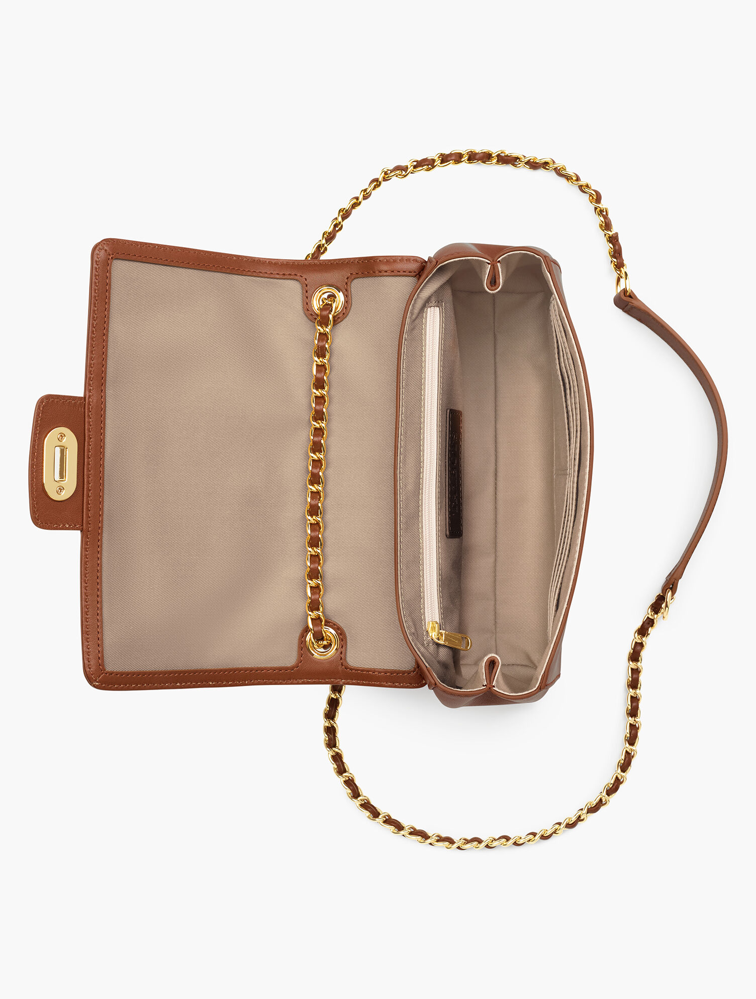 Quilted Nappa Shoulder Bag Talbots