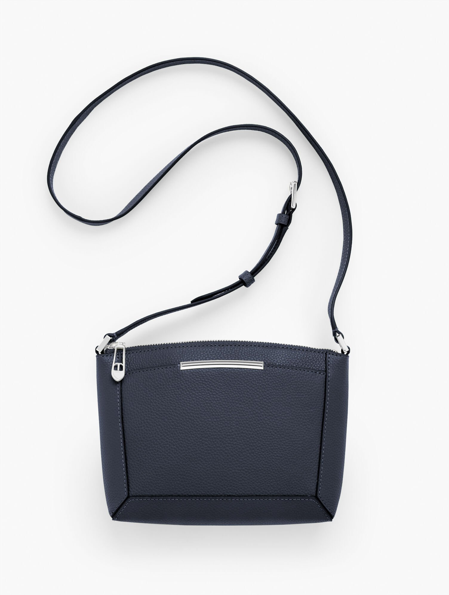 Darcy Pebble Leather Crossbody Bag Talbots