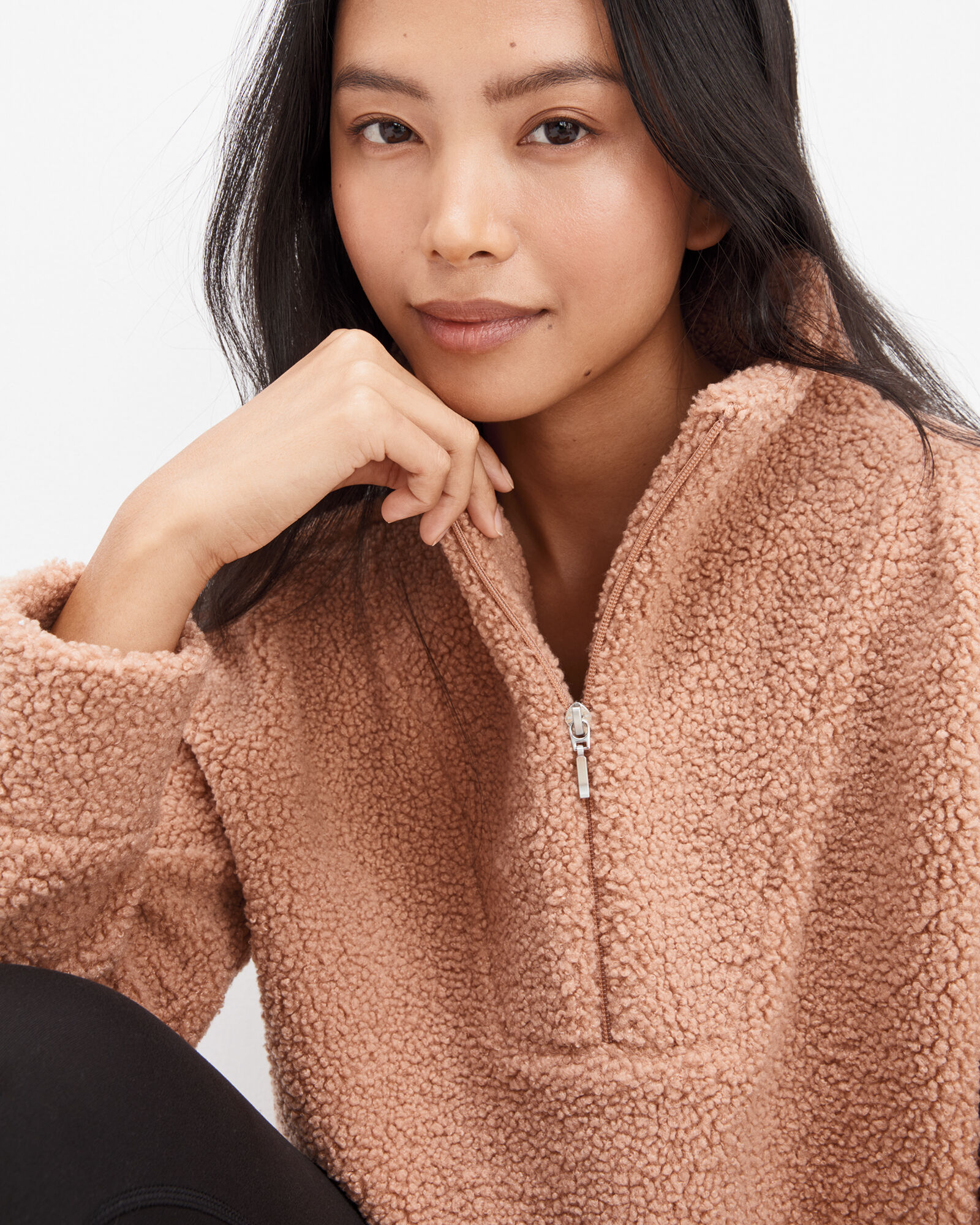 Sherpa Half-Zip Pullover