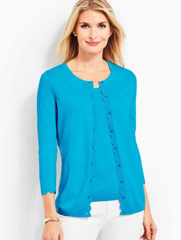 Charming Cardigan - Scalloped Edge