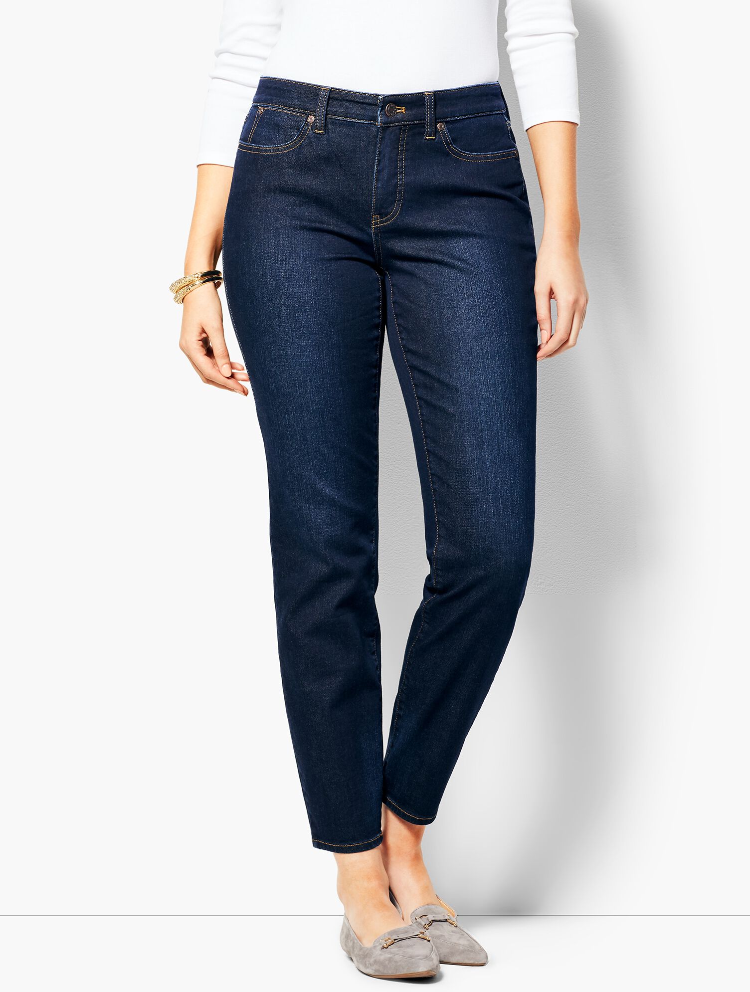 Slim Ankle Jean Curvy Fit Indy Wash Talbots