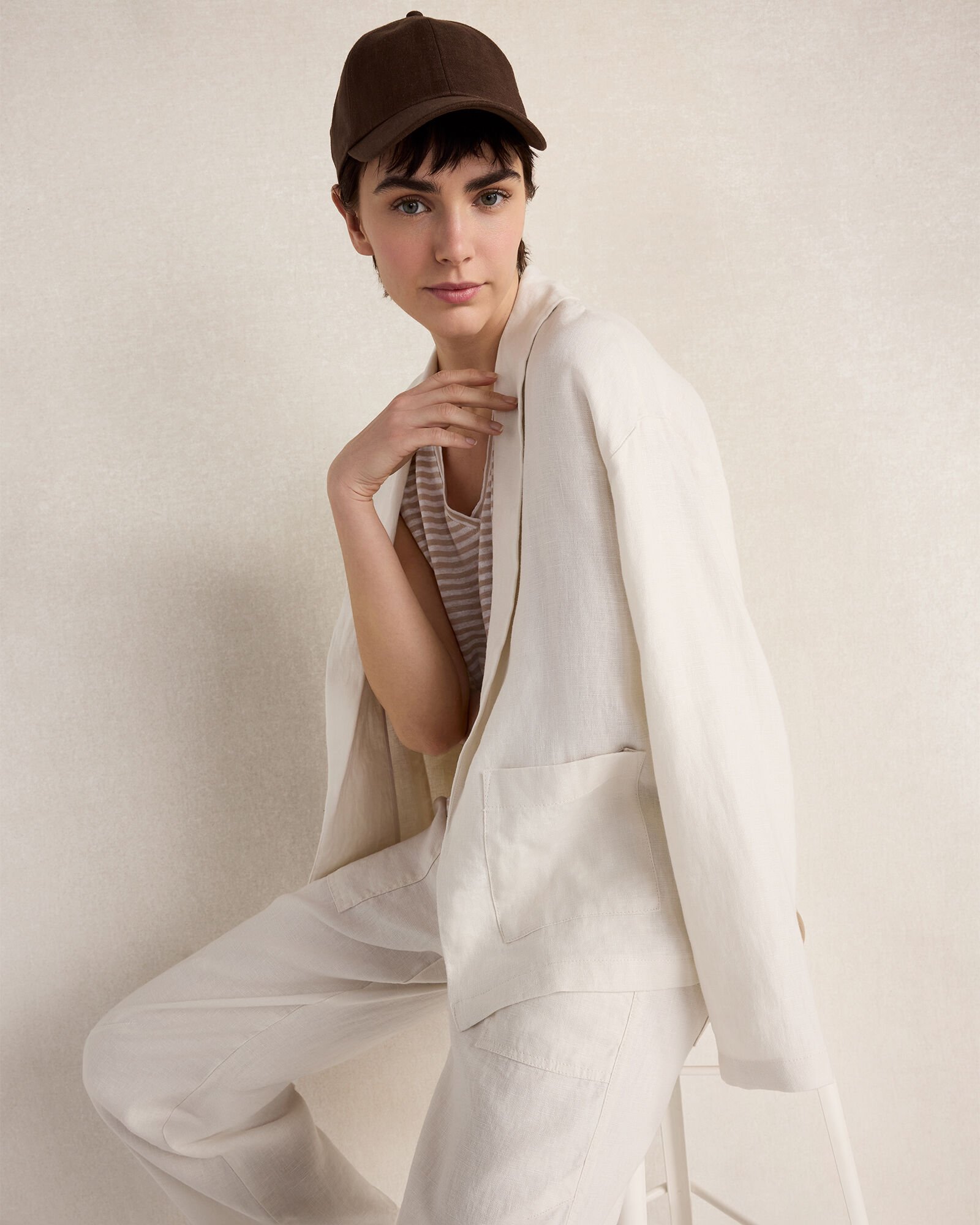 Heavyweight Linen Blazer