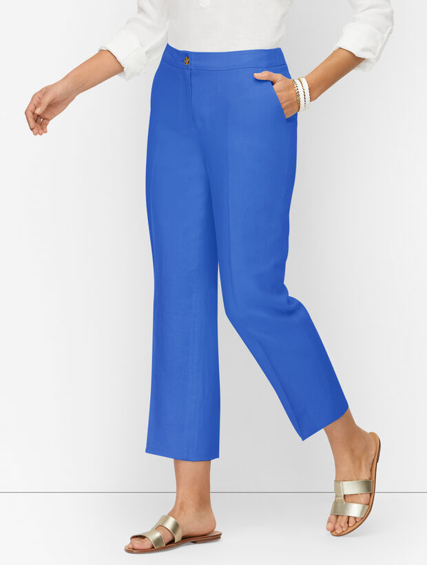 Linen Demi Boot Pants - Colors