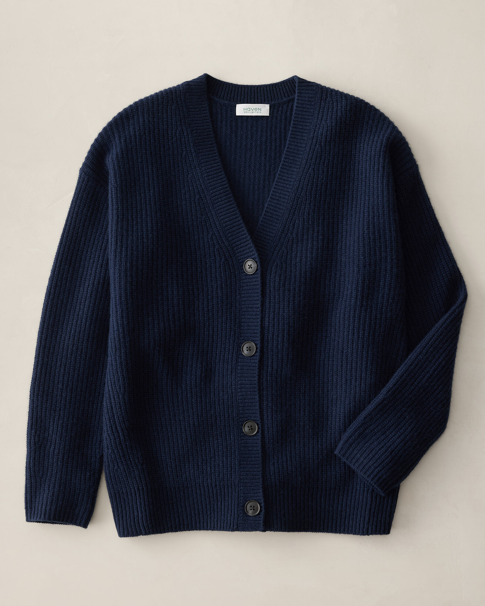 Cashmere Shaker Stitch Cardigan - image 1