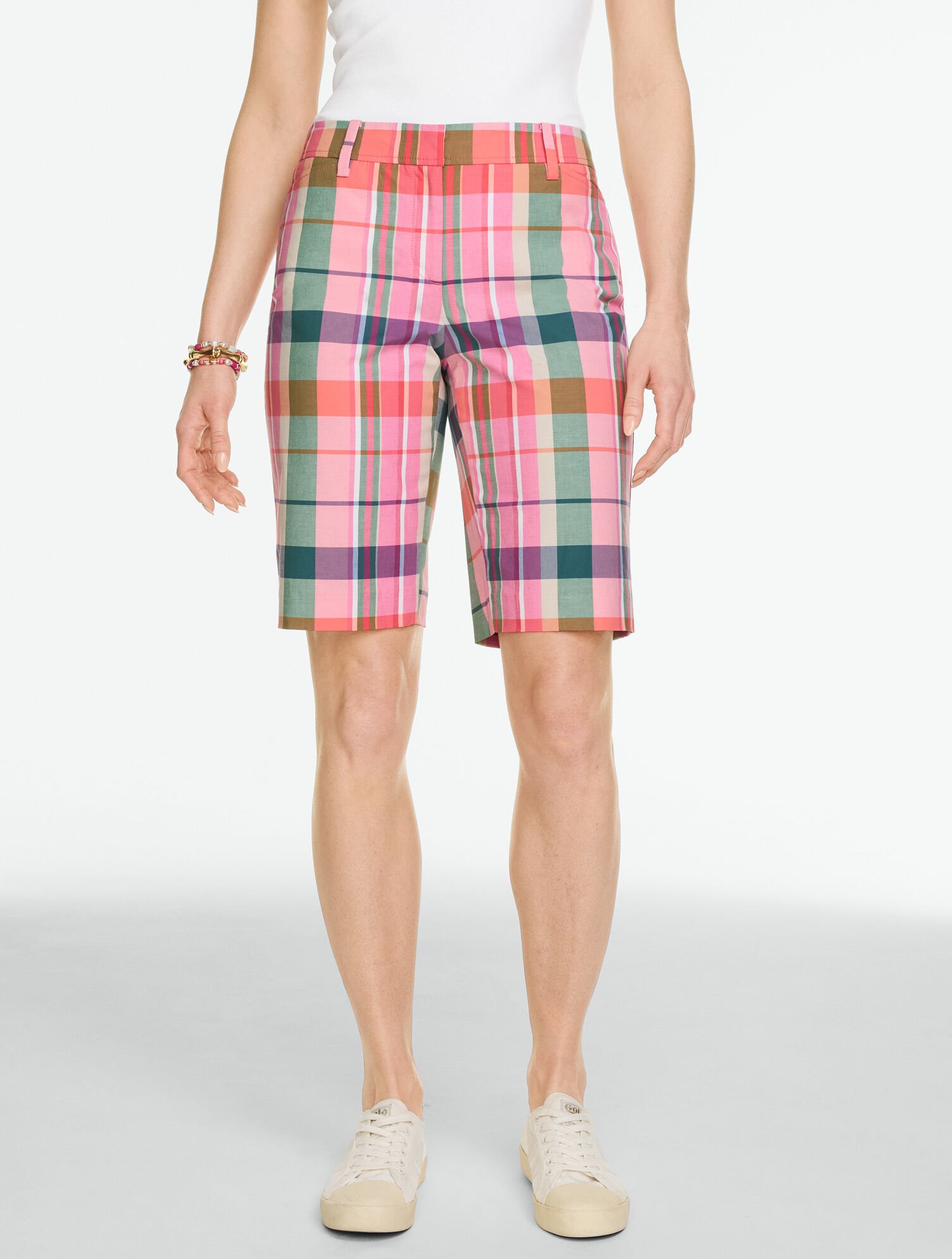 Heritage Twill Perfect Shorts - Modern Madras - 10.5&rdquo;