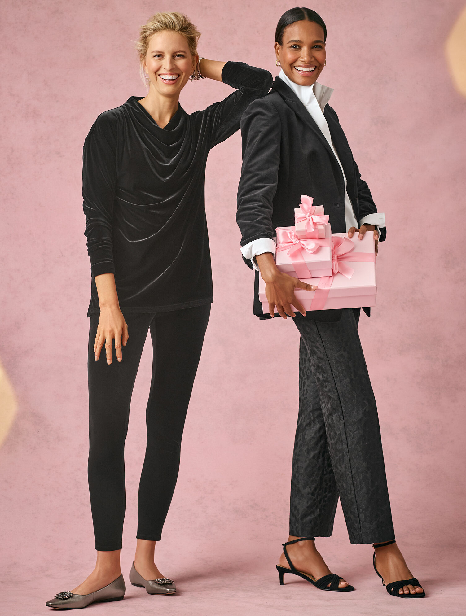 Stretch Velvet Leggings | Talbots