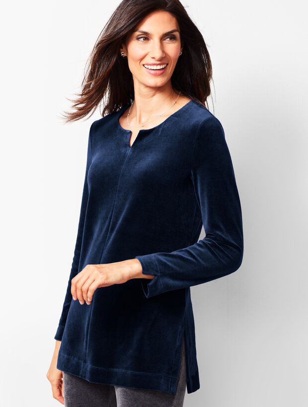 Luxe Velour Tunic
