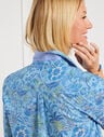 Cotton Button Front Shirt - Whimsical Floral