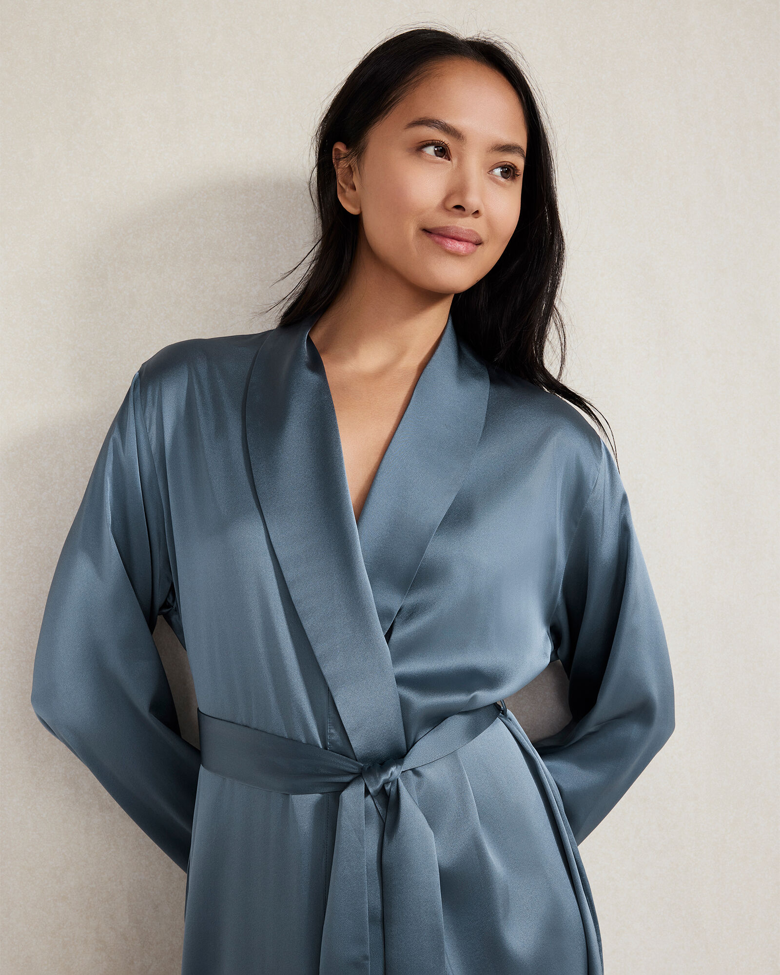 Sable Wool Robe Washable Silk Robe | Haven Well Within