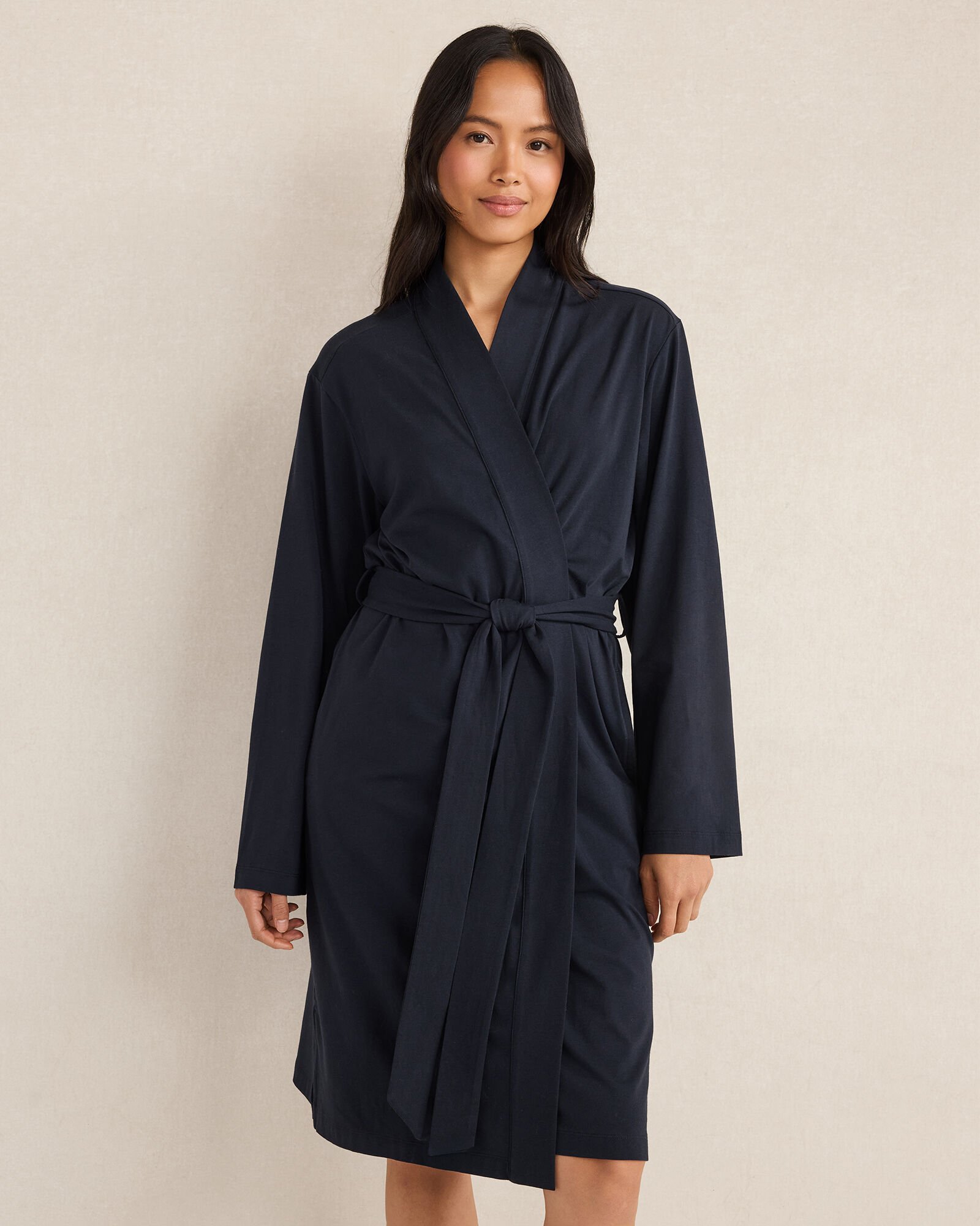 Organic Cotton Jersey Robe - image 2