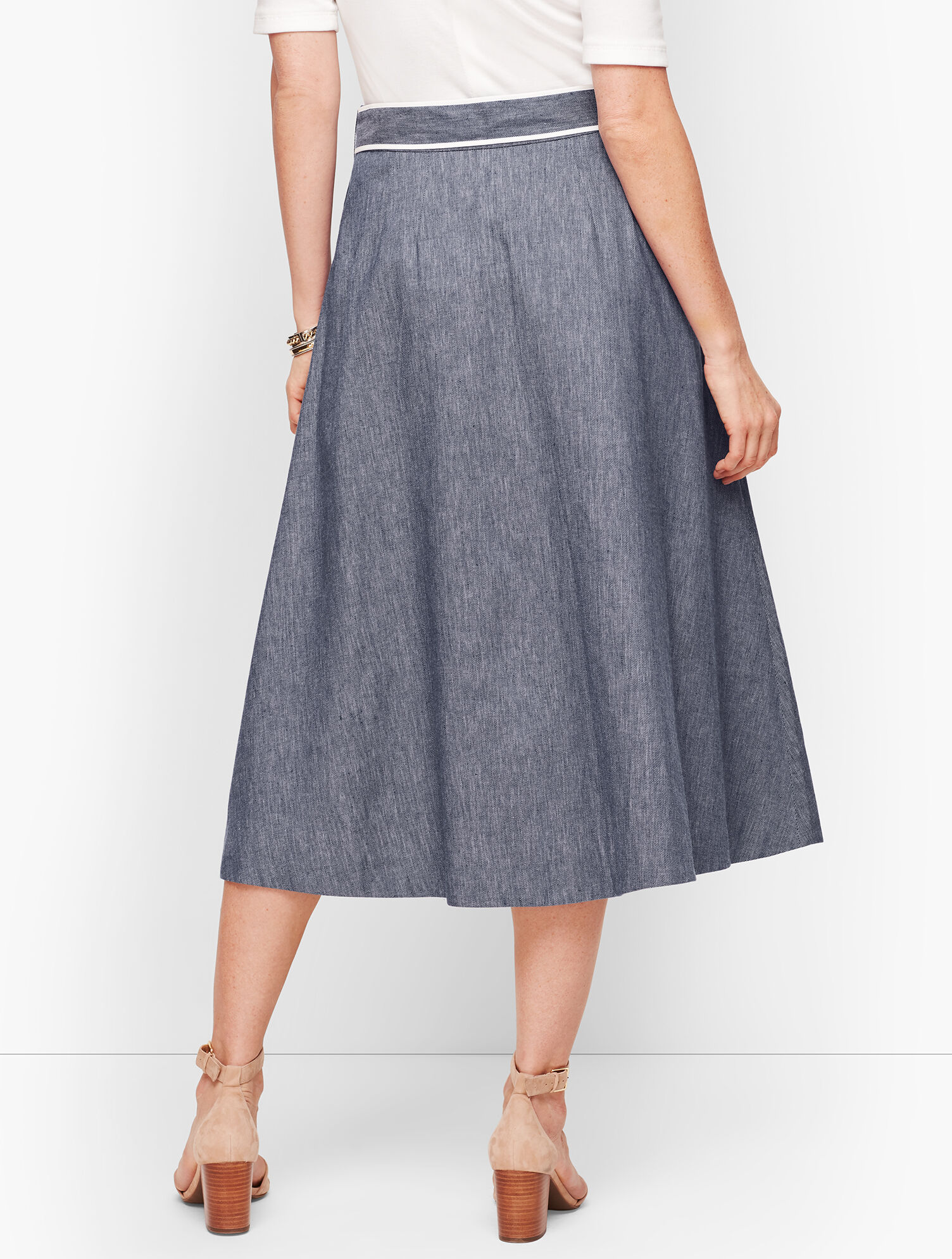 Linen Blend Skirt