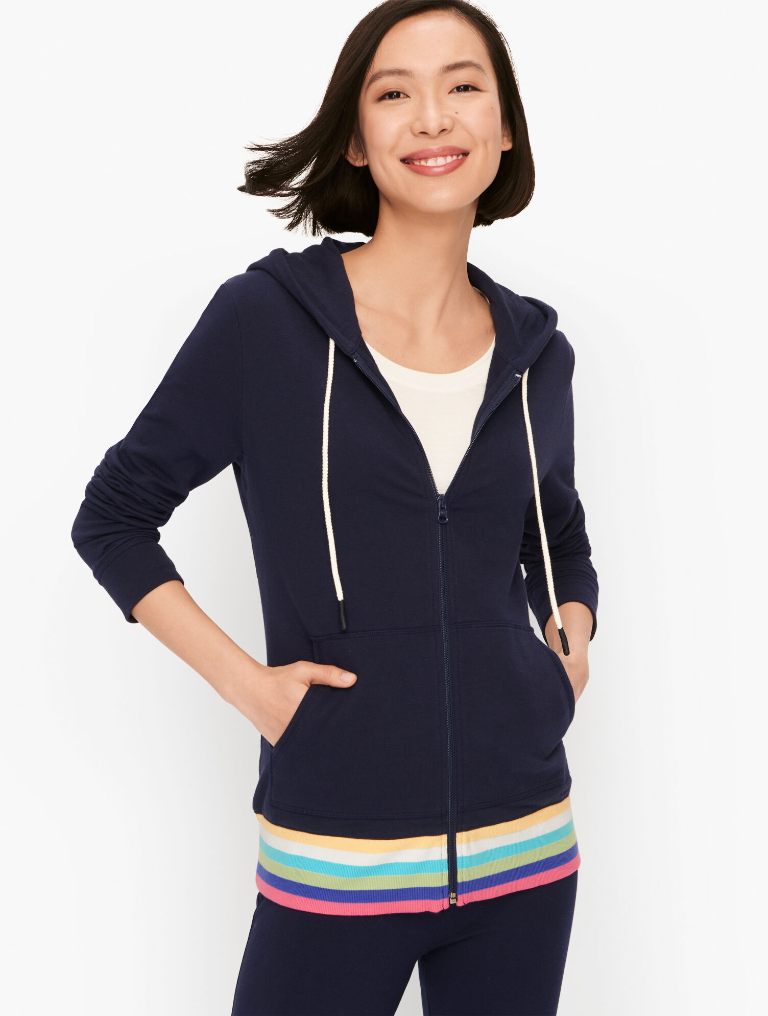 French Terry Hoodie | Talbots