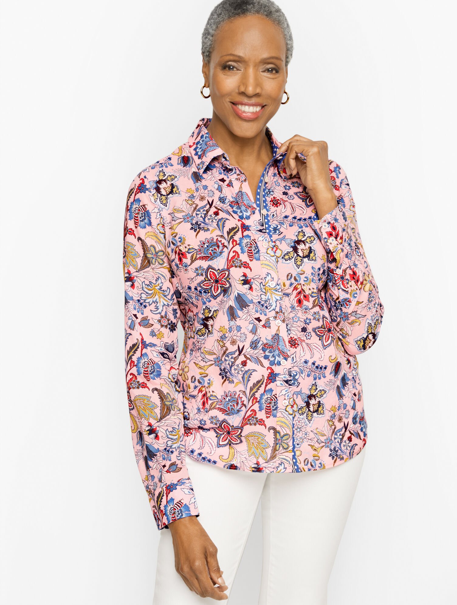 Long Sleeve Blouses At Talbots Perfect Shirt Long Sleeves Linen