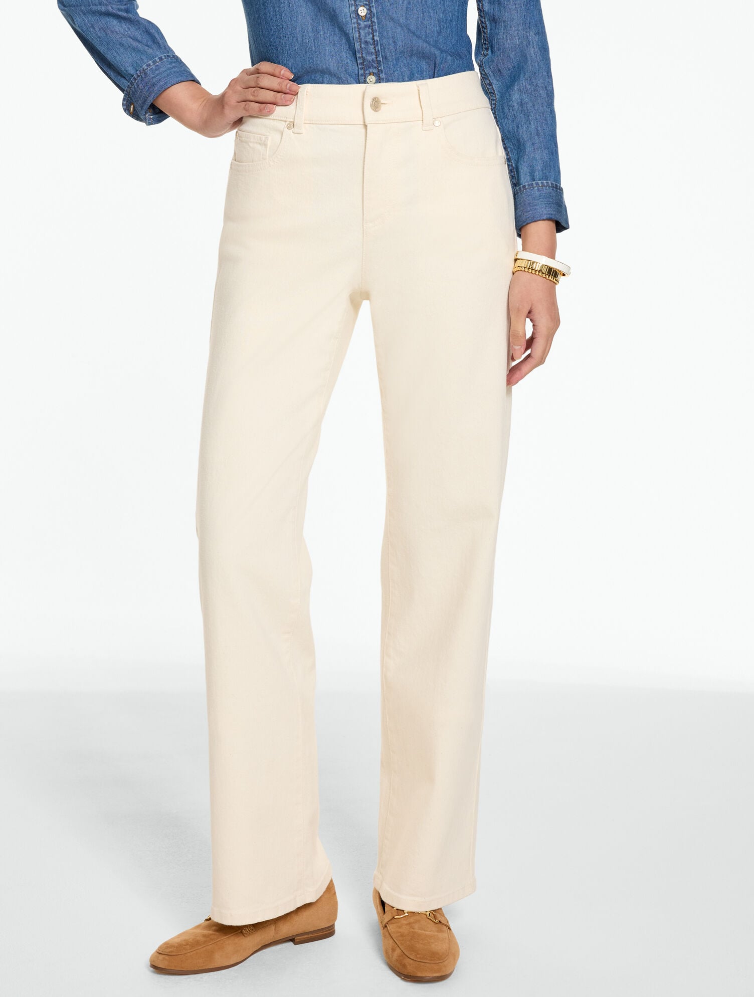 Classic Jean Trousers - Natural