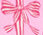 Cotton Flannel  Pajama Set - Ribbons &amp; Bows