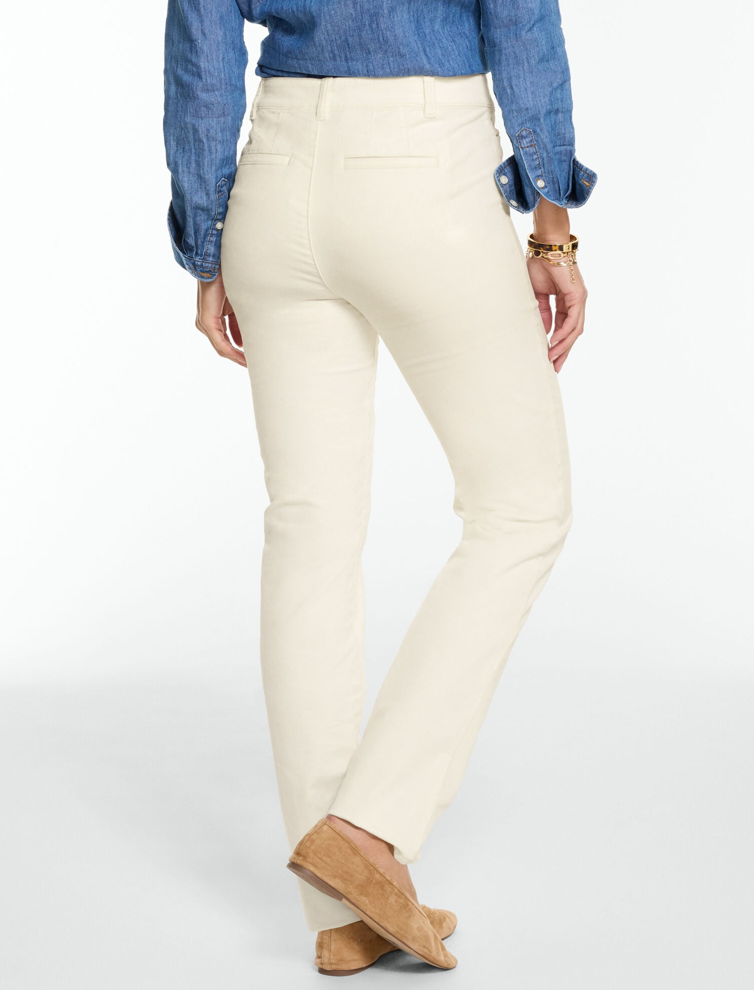 Velveteen Straight Leg Pants