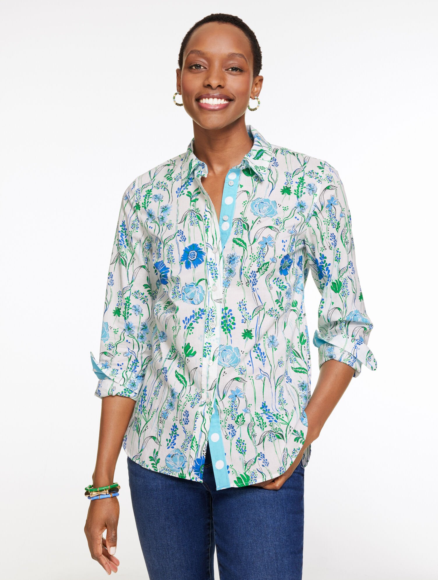 Modern Classic Shirt - Lively Wildflower