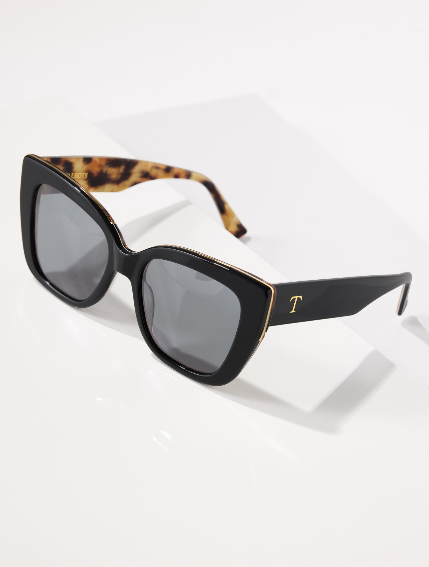 Tanya Colorblock Leopard Sunglasses
