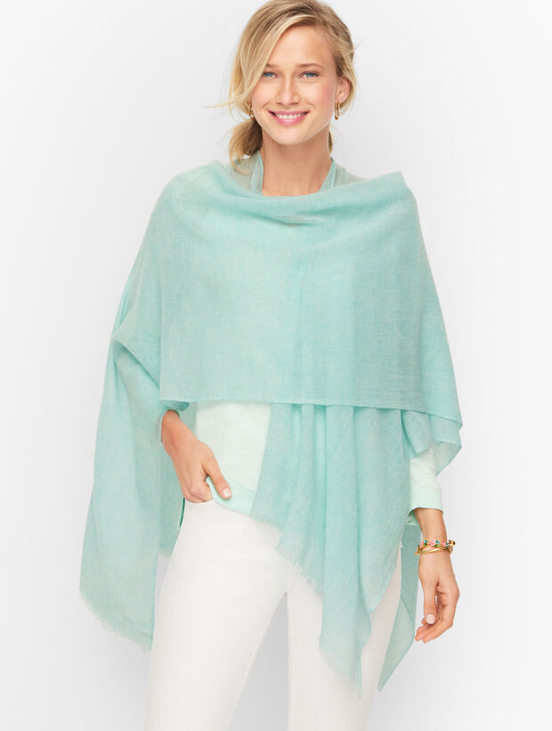 Cashmere Travel Ruana | Talbots