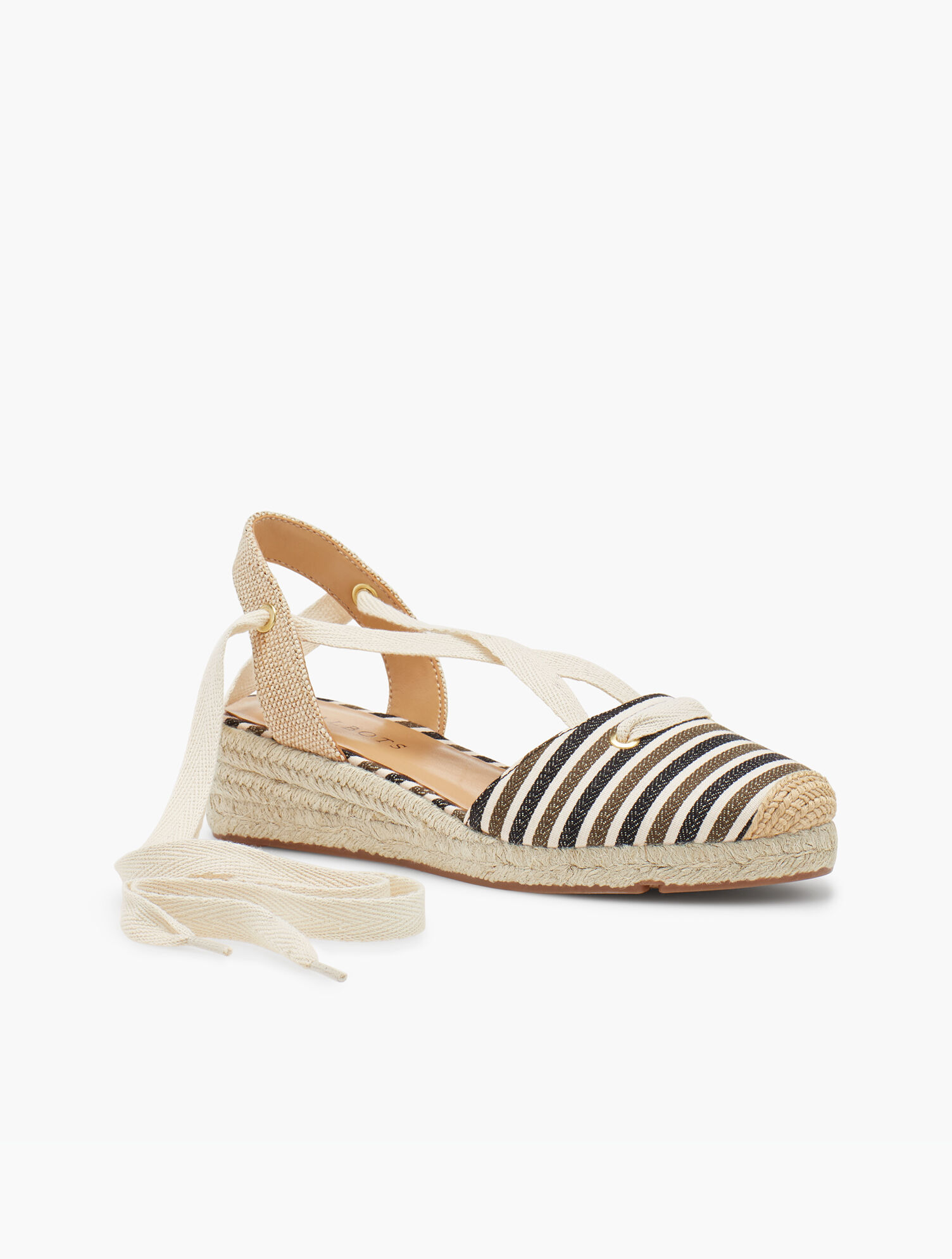 Pamela Ankle-Tie Espadrille Wedges