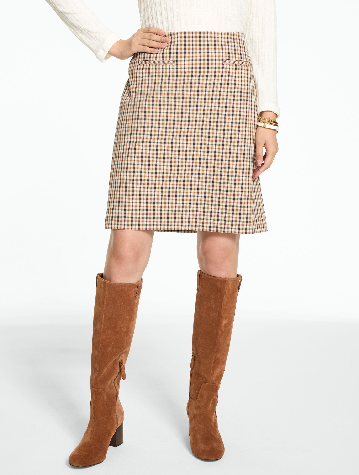 A-Line Skirt - Chelsea Plaid