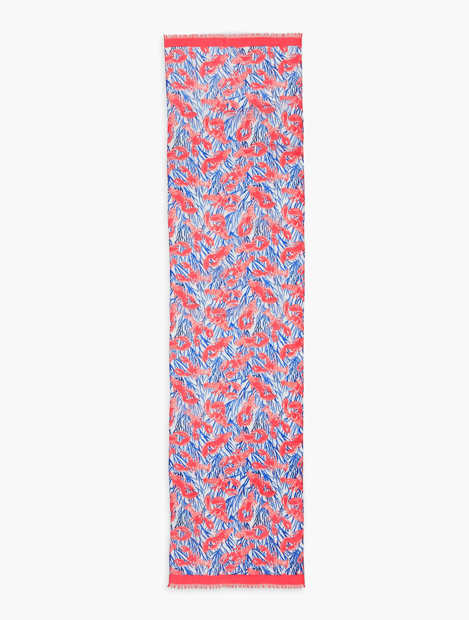 Lobster-Print Scarf