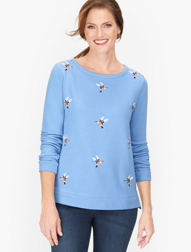 Tweeting Bird Sweatshirt Talbots