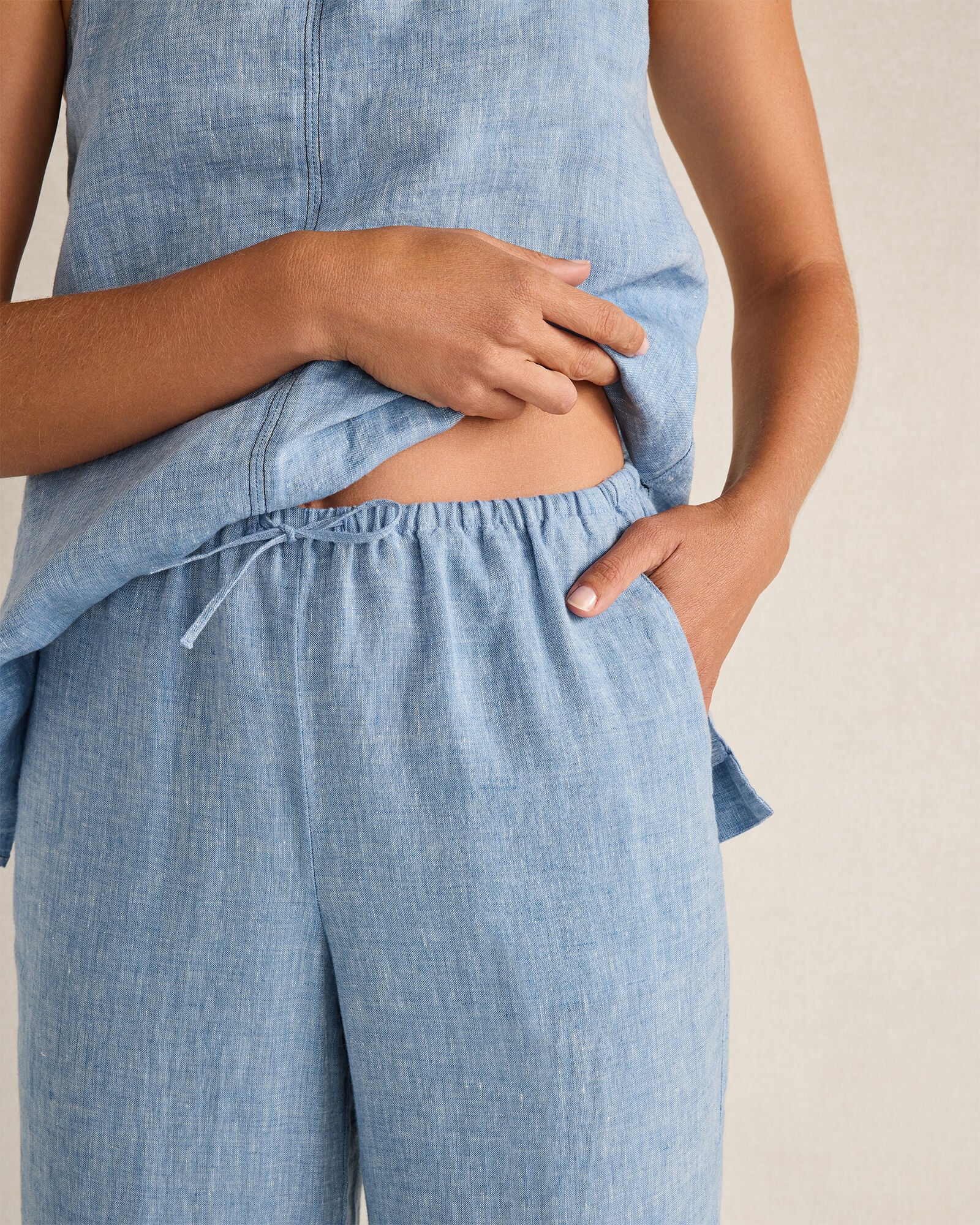 Linen Slim Pants