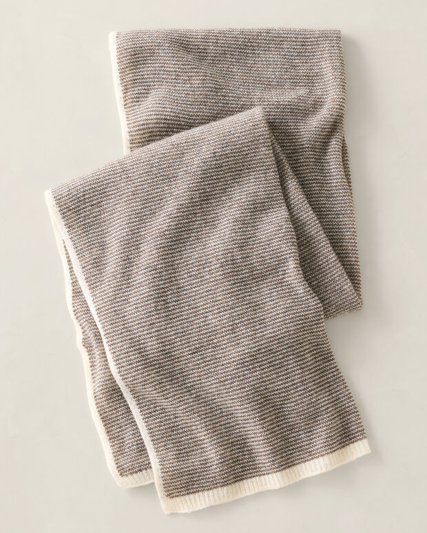 Featherweight Cashmere Striped Scarf