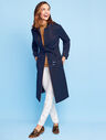 Piped Trench Coat