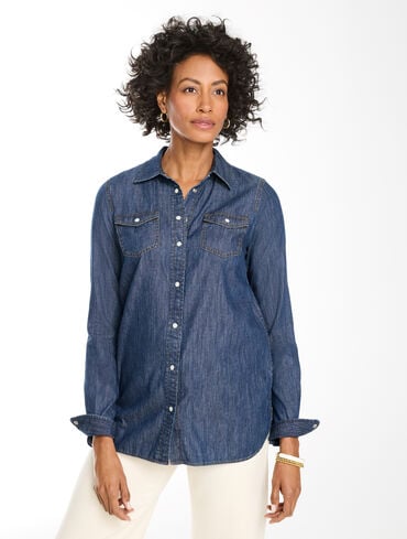 ladies dress shirts for work Custom Women's & Dressy Tops made to your exact measurements Polyester Long Sleeve Dress Shirts