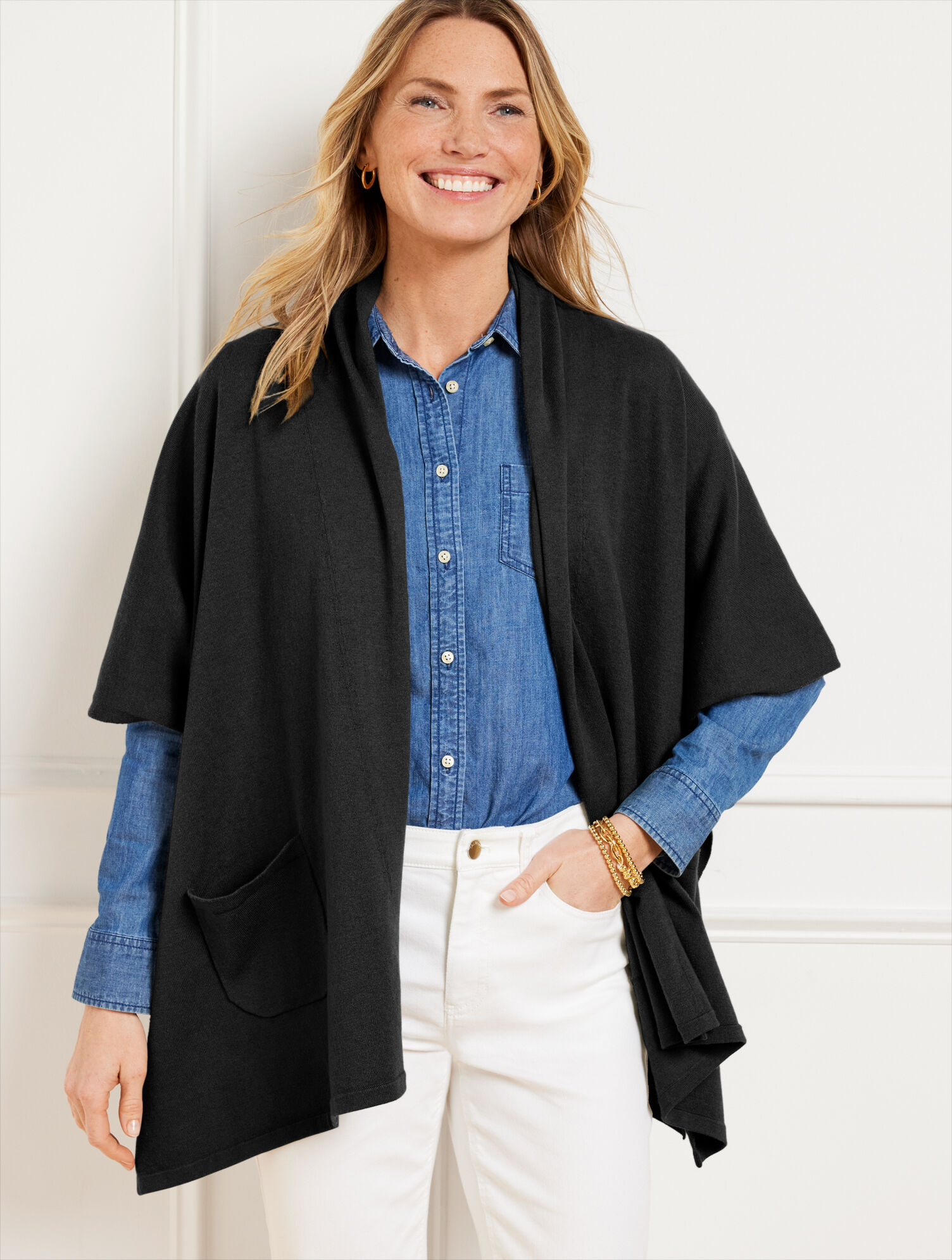 Shawl Collar Ruana - image 1