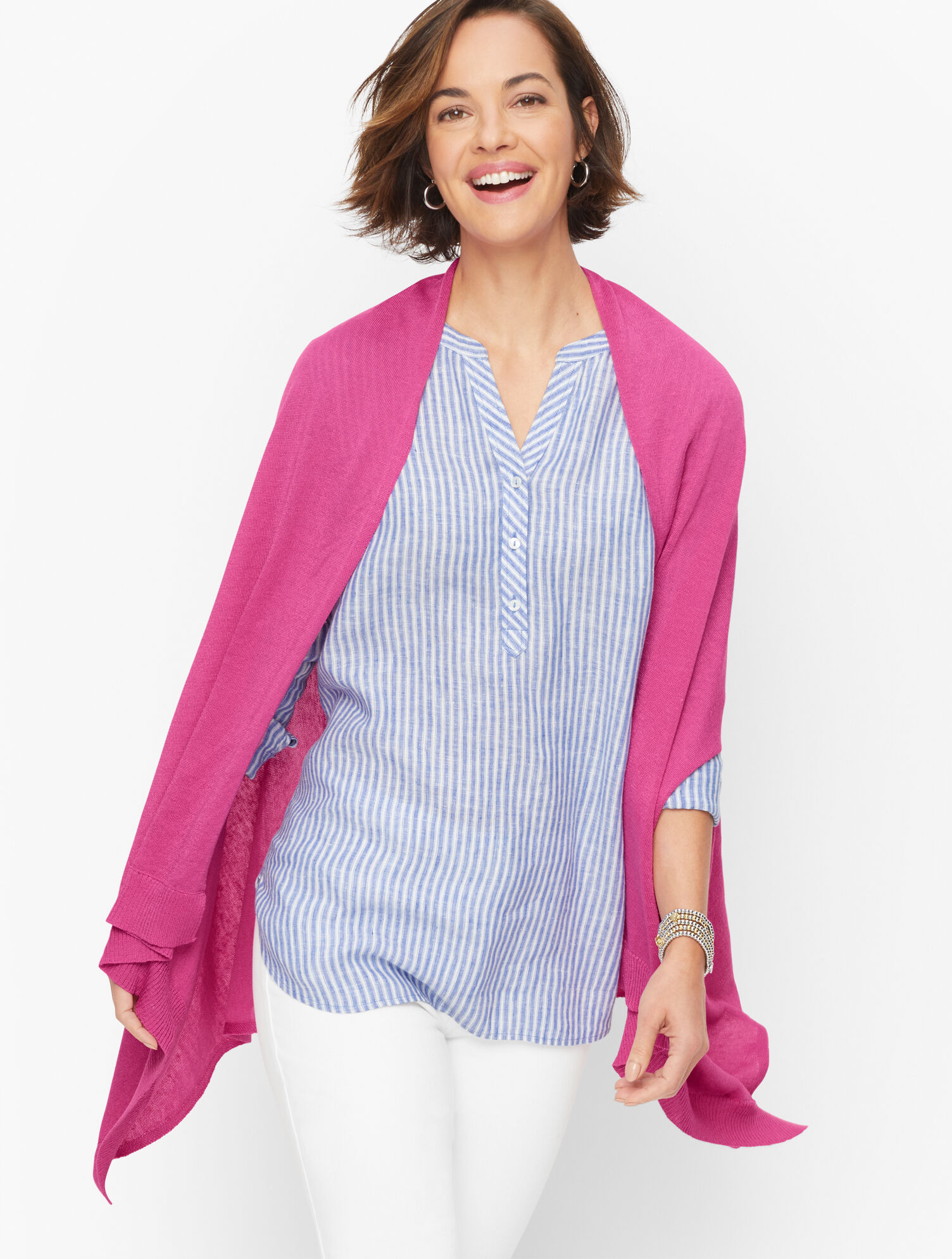 Talbots Ruanas Linen Ruana | Talbots