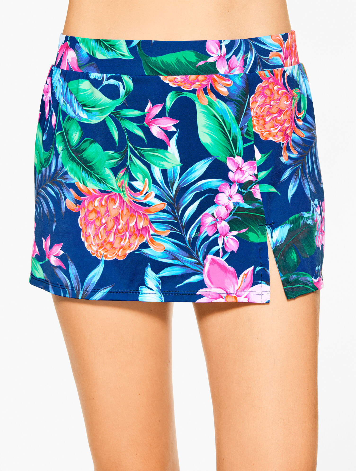 SHEIN Kids EVRYDAY Jeune Fille Haut De Halter Imprimé Tropical Avec