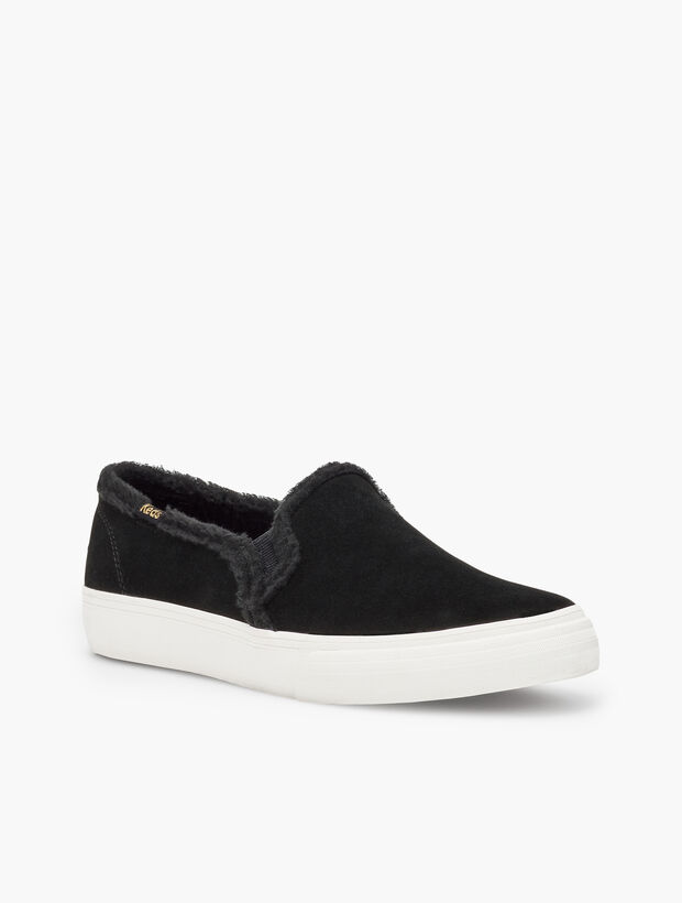 Keds&reg; Double Decker Suede Slip-On Sneakers