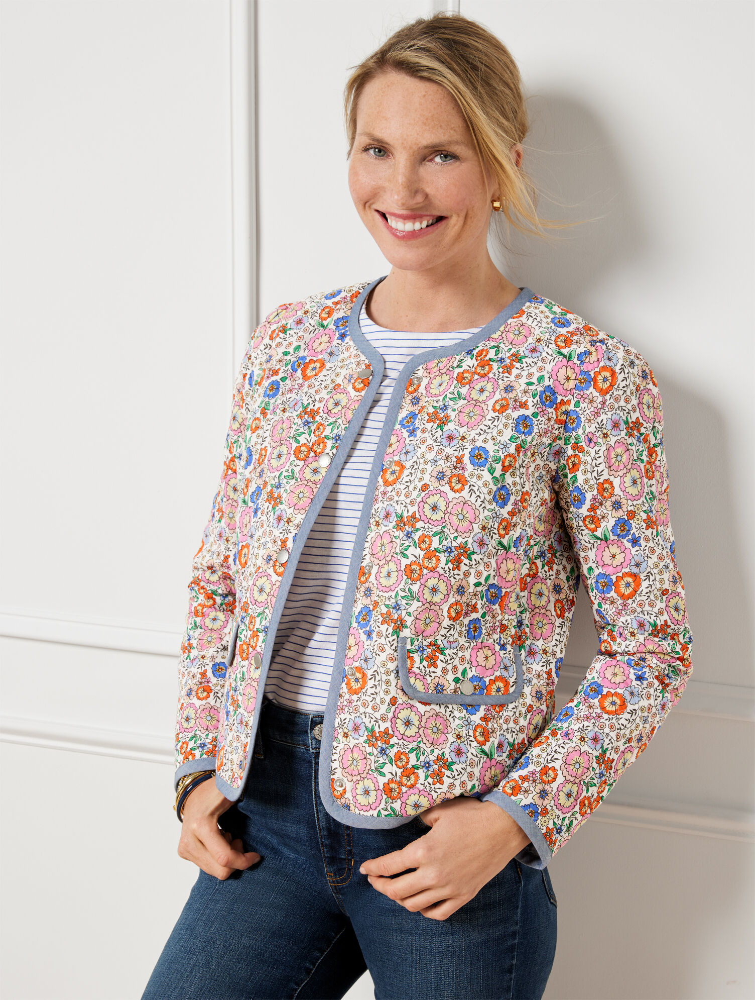 Enchanting Blooms Quilted Jacket