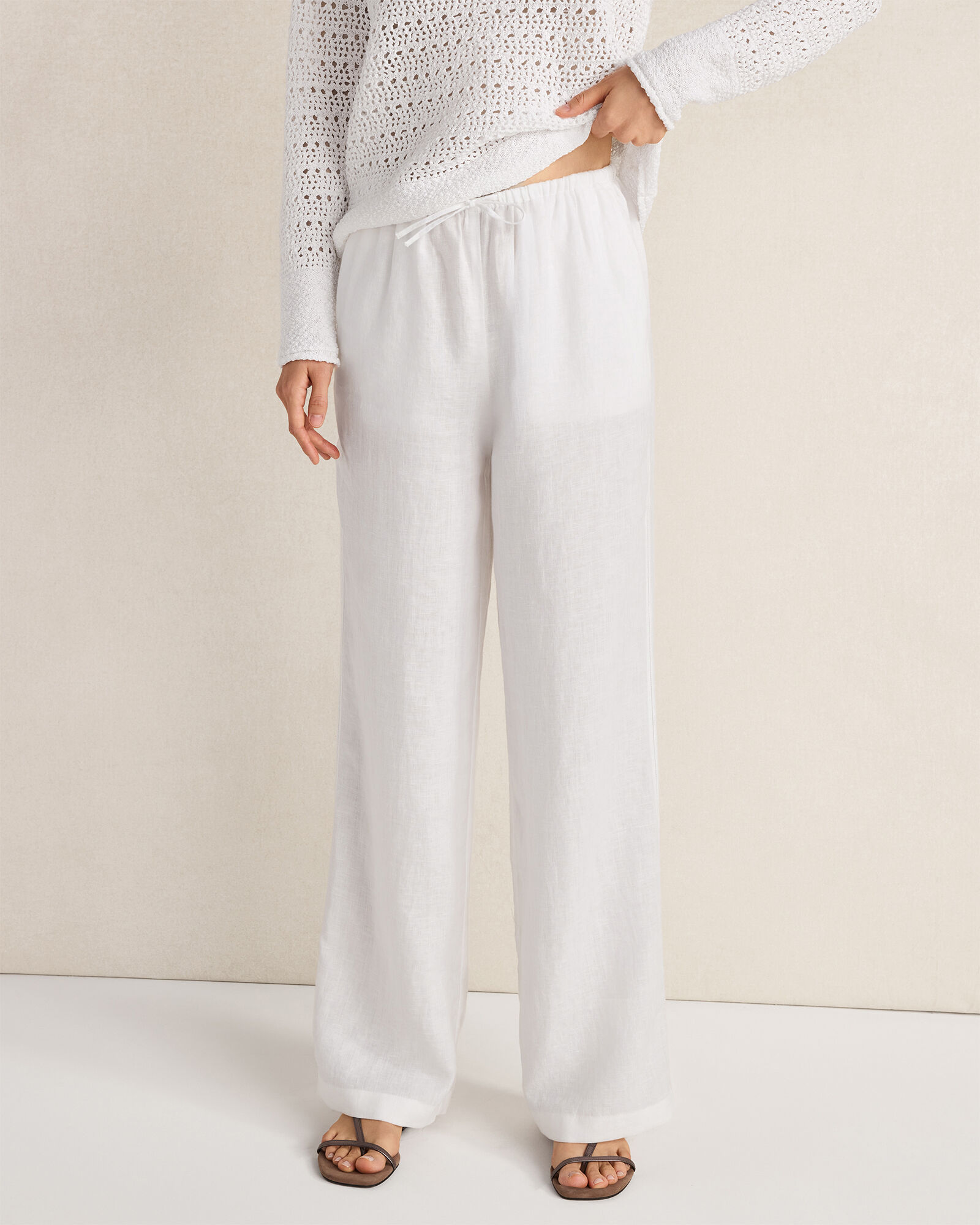 Linen Slim Pants