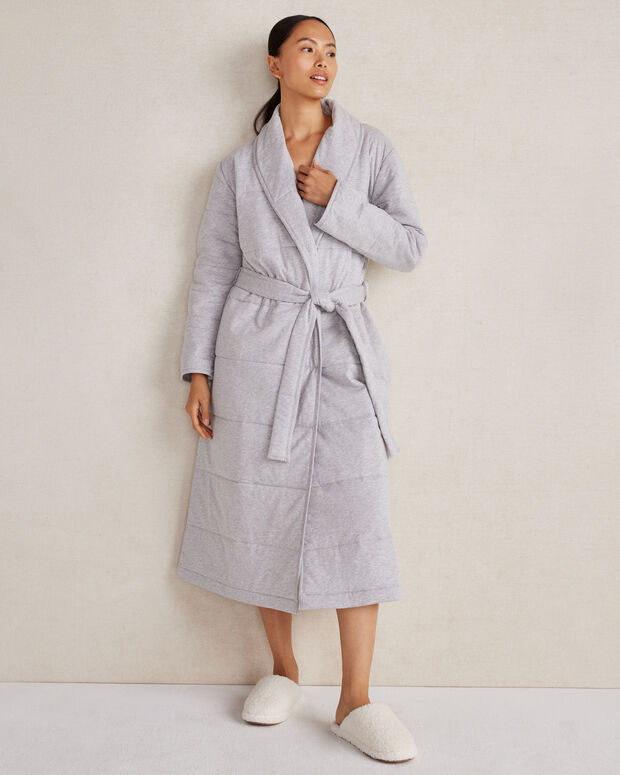 Organic Cotton Quilted Duvet Robe Haven Well Within