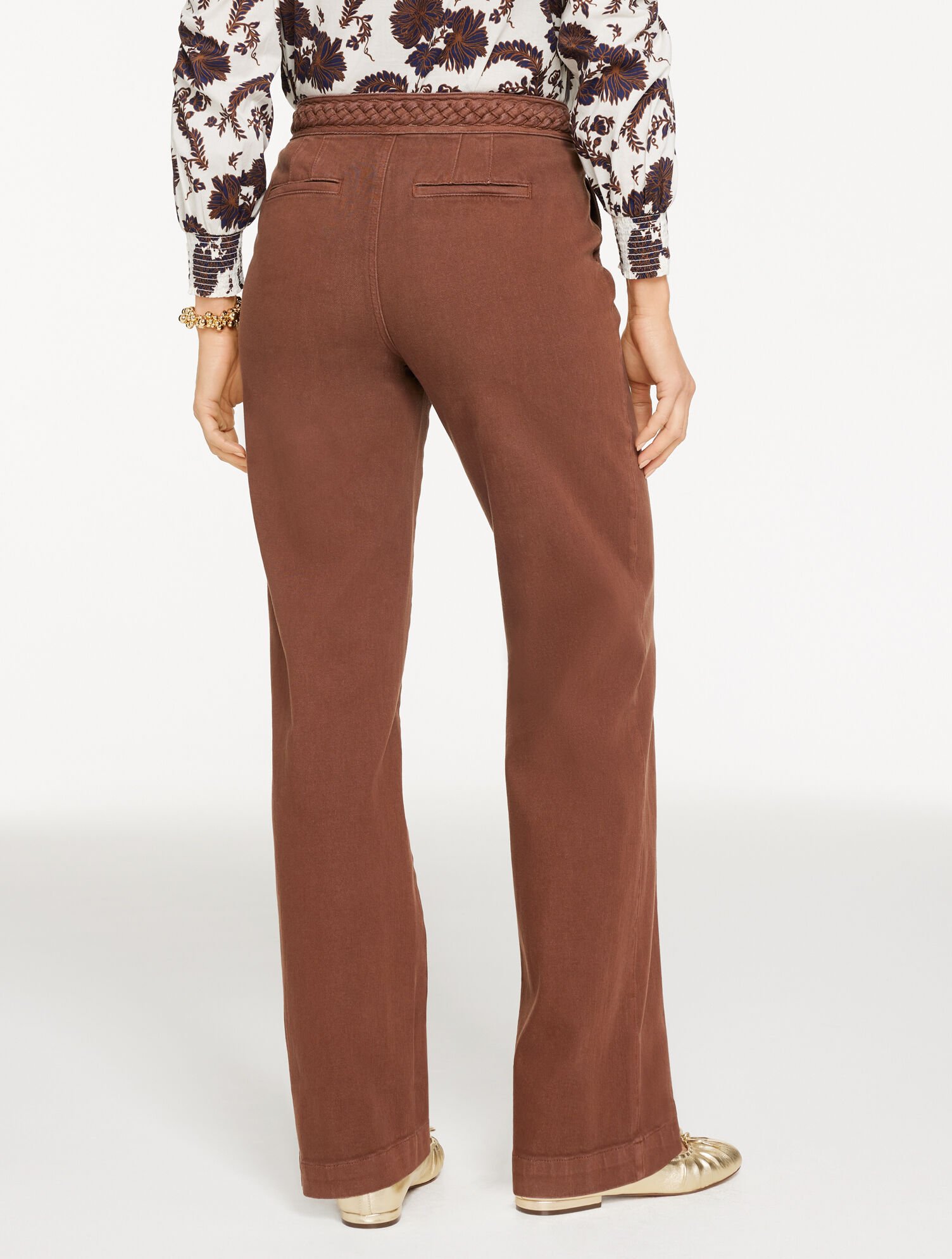 Classic Jean Trousers - Braided Waist