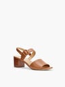 Mimi Nappa Block Heel Sandals