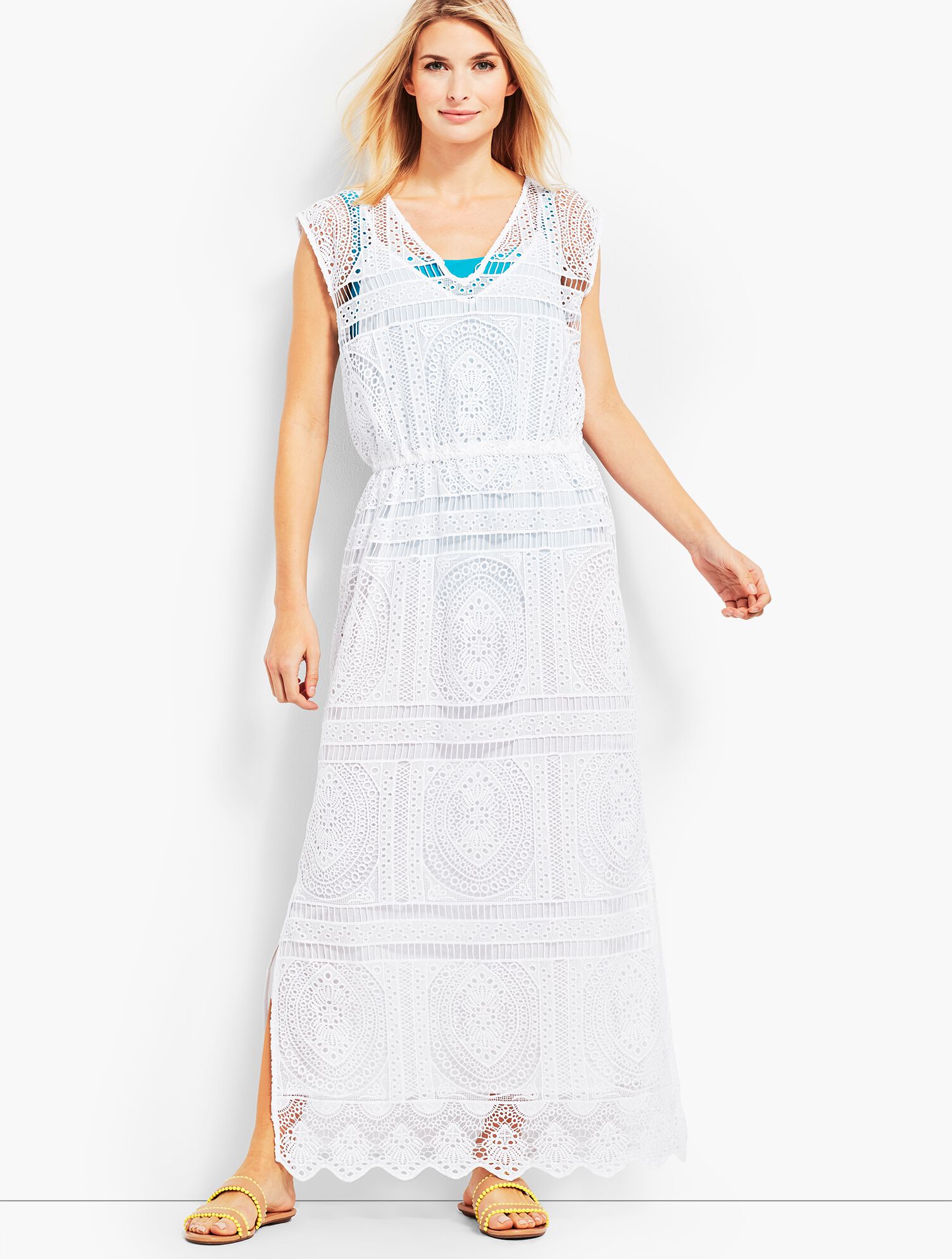 knee length dresses for ladies Cover-Up Off-Shoulder Maxi Dress main image 1