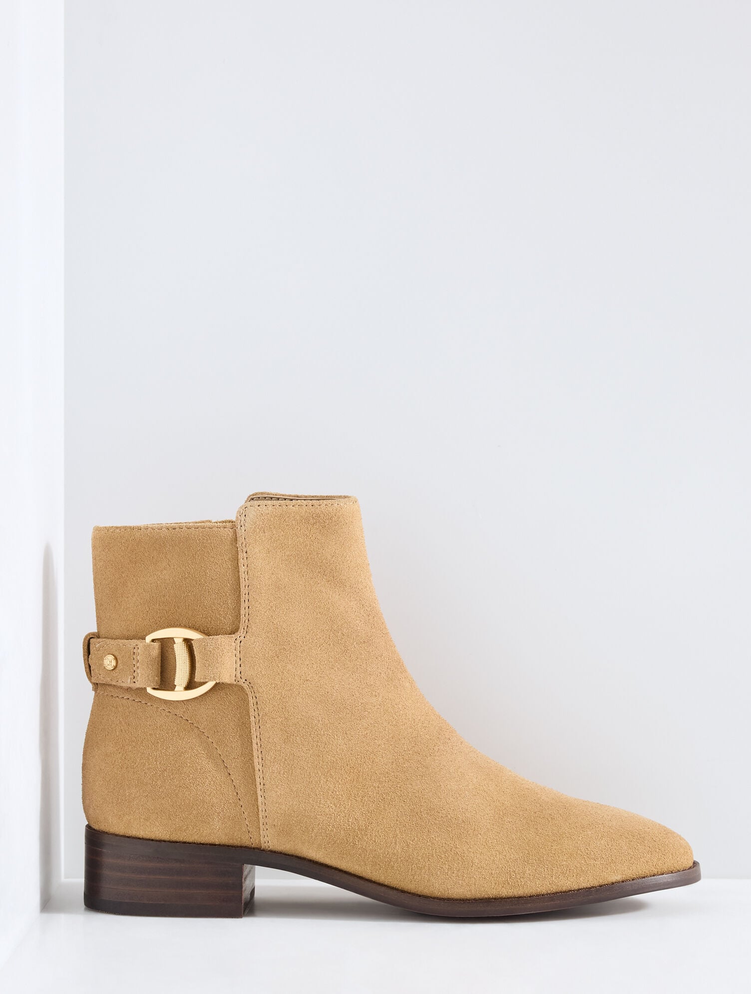 Tish Link Suede Ankle Boots
