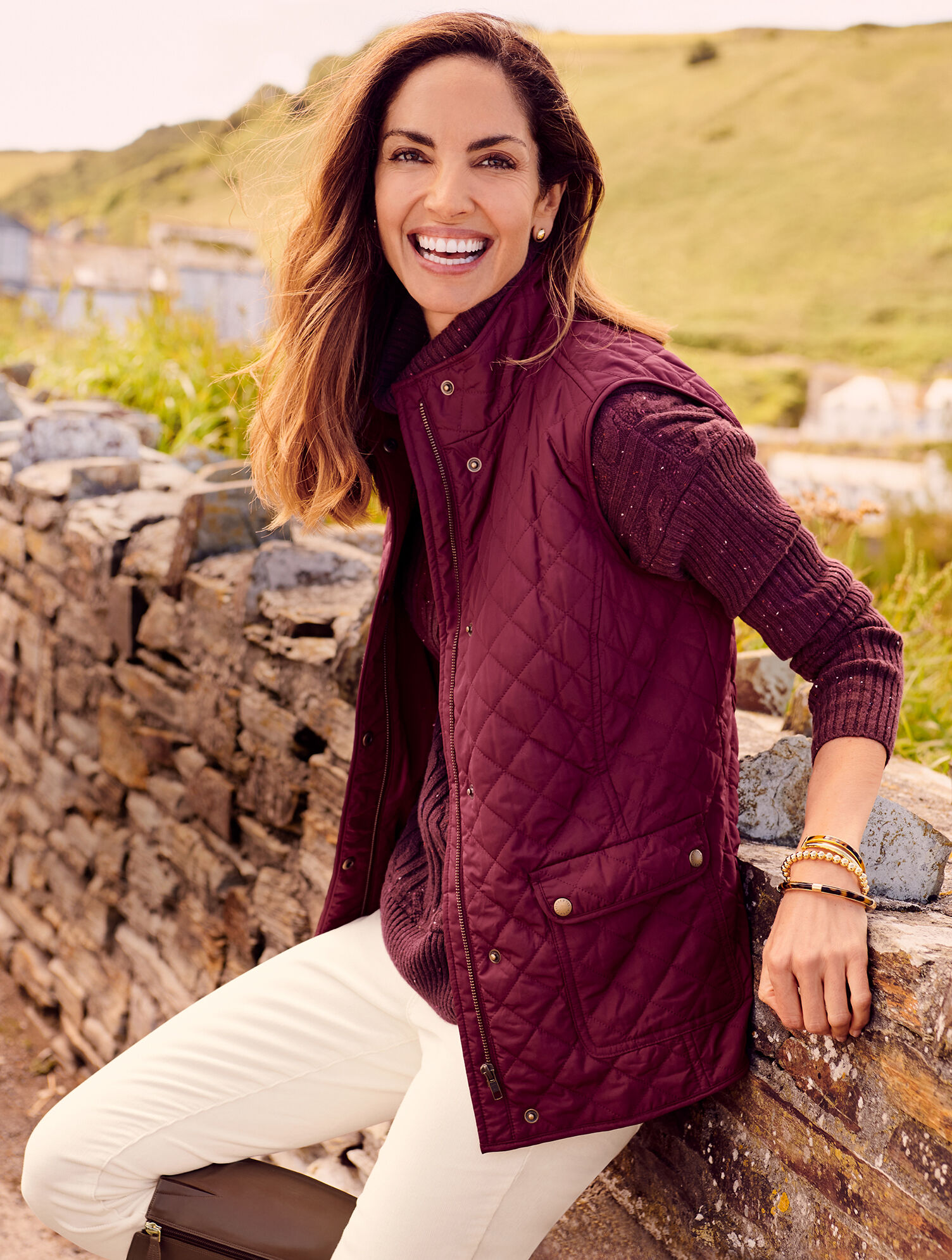 Diamond Quilted Vest