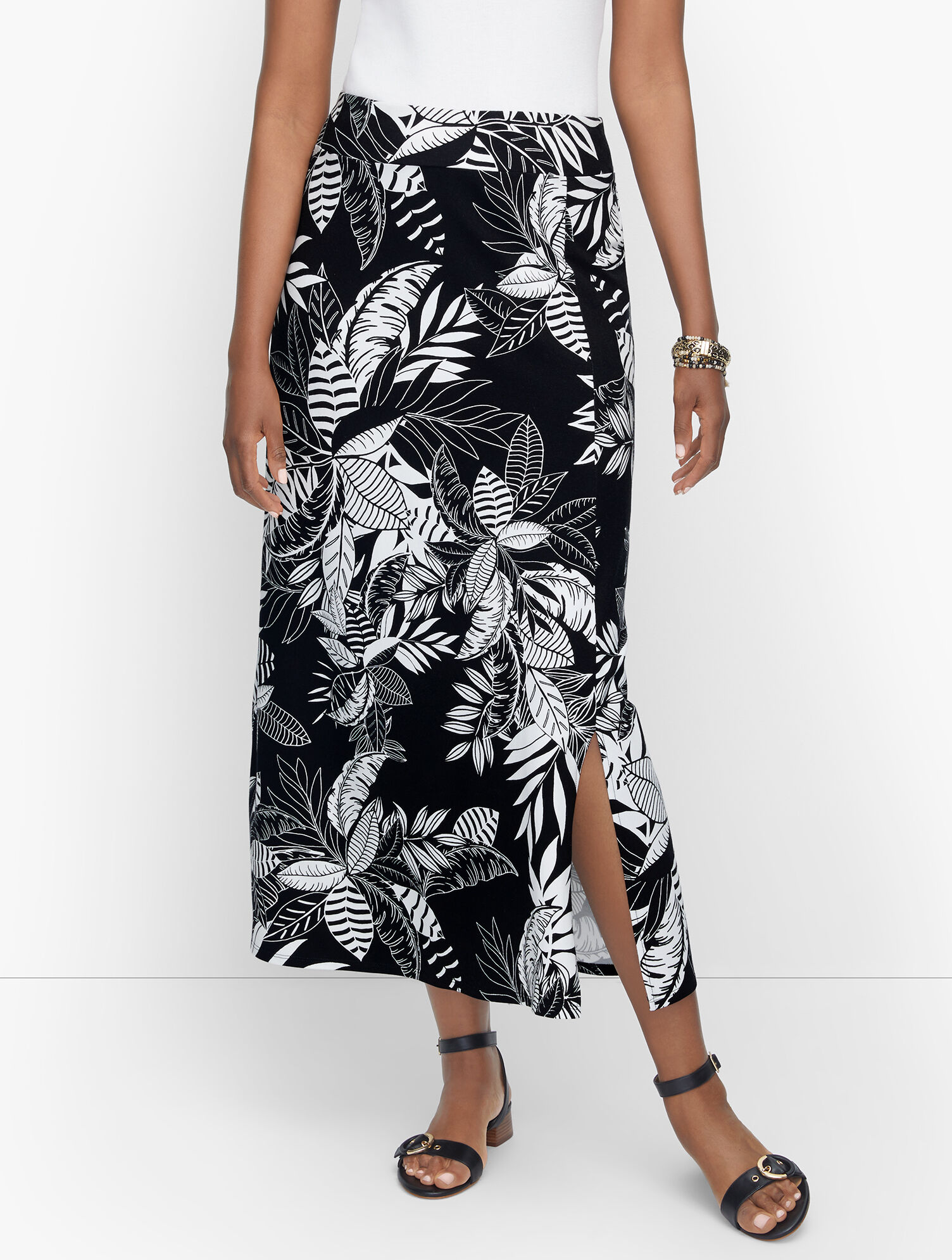 Jersey Knit Maxi Skirt