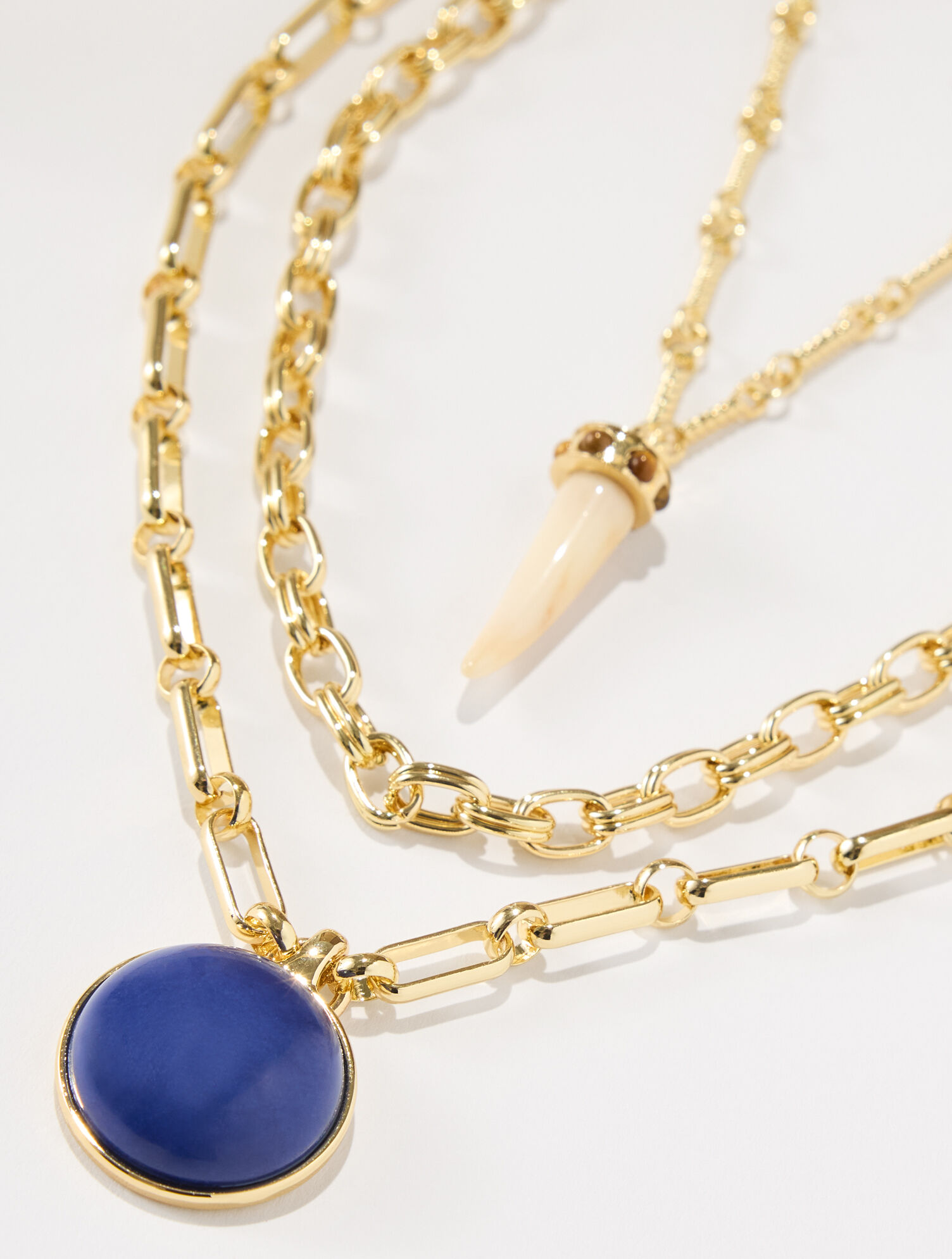 Charm Collection Layered Necklace