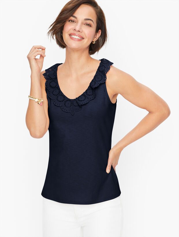 Sleeveless V-Neck Tee